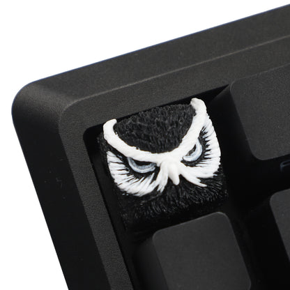 Handmade Artisan Keycap Owl Resin Keycaps For Cherry MX Mechanical Gaming Keyboard