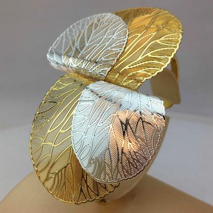 Latest Luxury Brazilian Wedding Jewelry Set Dubai Gold Plated Bridal Exaggerate Big Jewelry Sets FHK17245