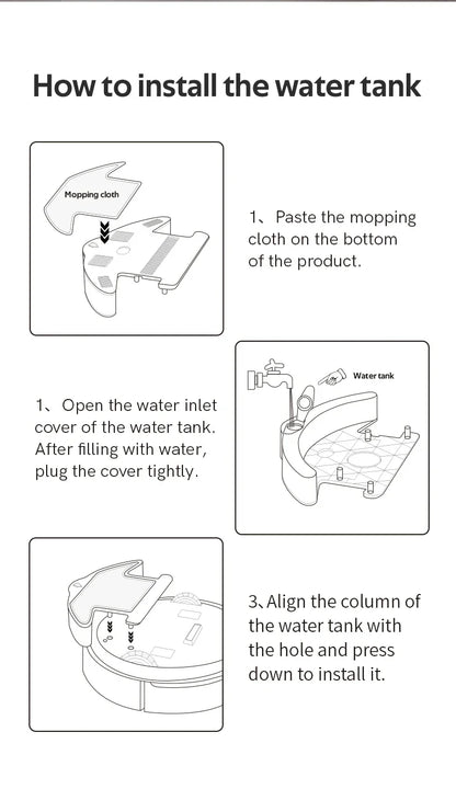 Automatic Sweeping Robot Vacuum Cleaner APP Control Water Tank Sweep and Wet Mopping Vacuum Clean For VIP Customers DropShipping