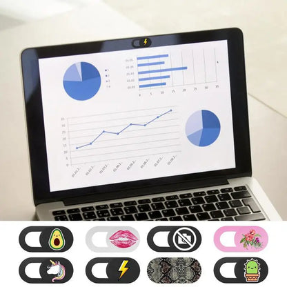 Webcam Cover Camera Privacy Protective Cover Shutter Magnet Slider Mobile Laptop Lens Occlusion Anti-Peeping Protector Sticker
