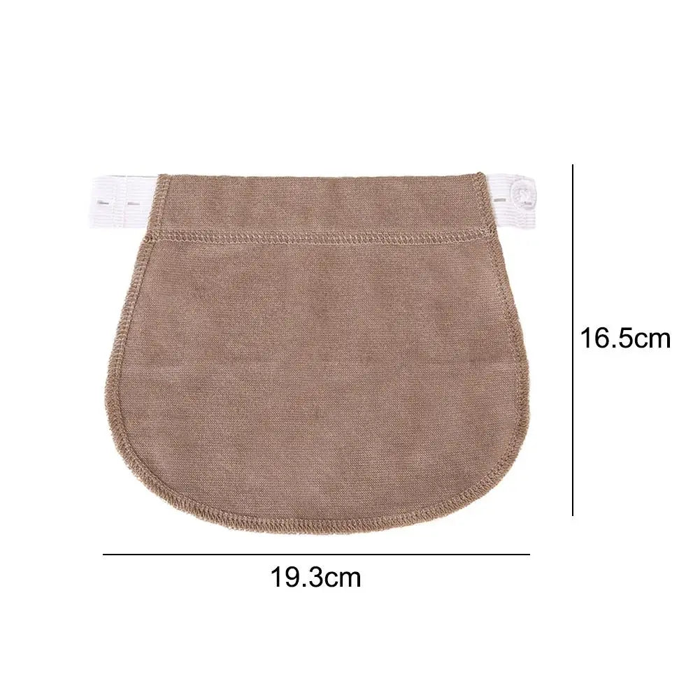 Maternity Pregnancy Waistband Belt Adjustable Elastic Pants Lengthening Extended Button for Maternity Accessories