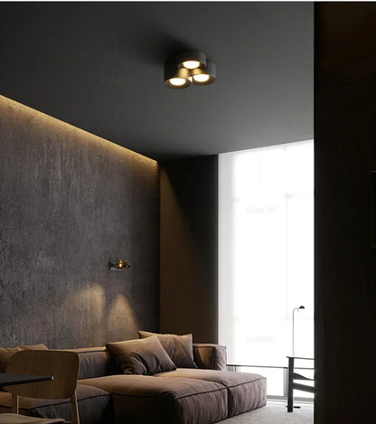 LED Ceiling Mounted Lights for Living Room Bedroom Hallway Corridor Modern Nordic Cylinder Minimalism Indoor Home Decoration