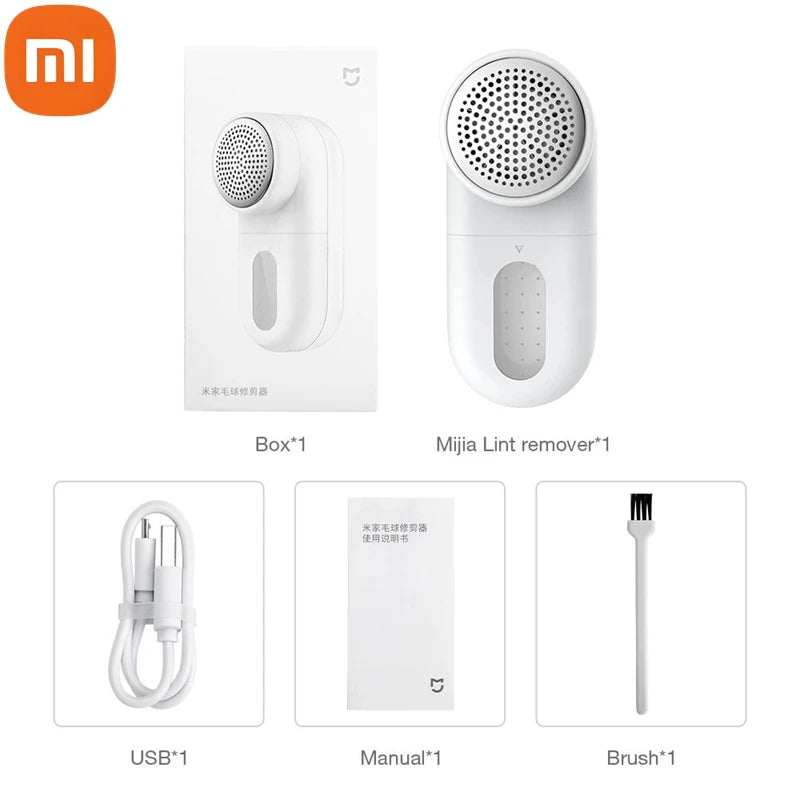 XIAOMI MIJIA Lint Remover USB Rechargable Clothing Fluff Pellet Remove Machine Portable Lint Trimmer Fuzz Remover