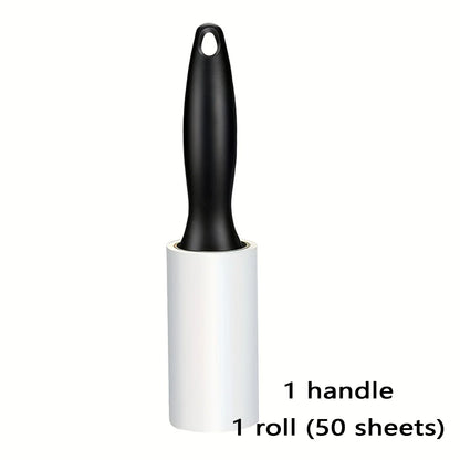 Pet Hair Lint Remover Roller Kit Extra Sticky Disposable Refills for Dog Owners, Efficient Carpet Pile and Clothes Fluff Remover
