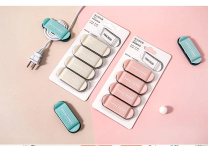 MOHAMM 1 Piece Cute Cable Organizers Holder Clips for Desktop Cord Organizers Management Office Home