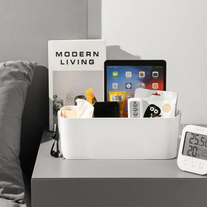 Bedside Hanging Basket Organizer with Hooks Dorm Bunk Beds Shelf  Table Storage Holder for Remote Controls Magazines Phone