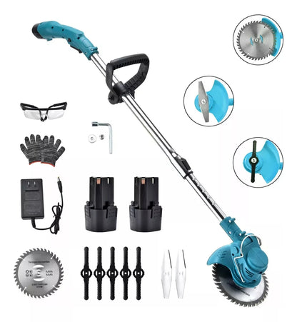 2025 new household garden electric lawn mower, lawn trimmer, automatic release rechargeable garden lawn trimmer