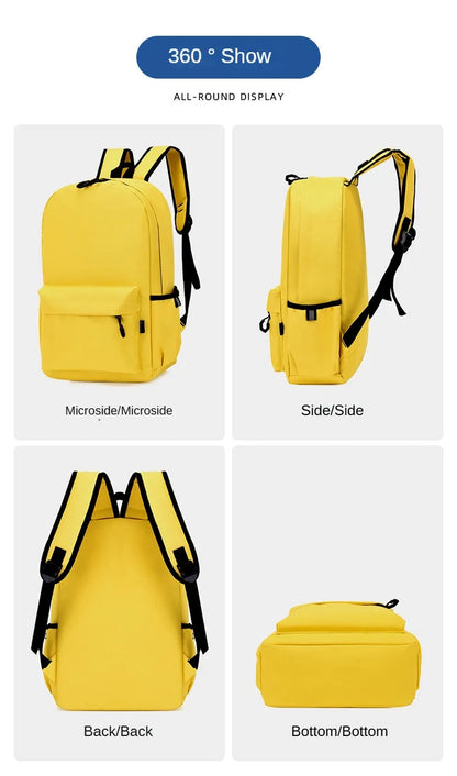 Personalized School Bag Custom Logo School Backpack Training Class Gift School Name Pattern Elementary school backpack wholesale