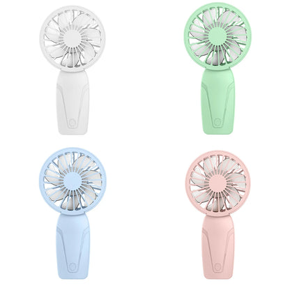 Mini Portable Fans Handheld USB Rechargeable Fan Air Cooler Outdoor Travel Hand Fans Ventilation Fan