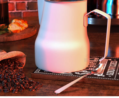 Milk Frothing Pitcher Jug 350/500ML Stainless Steel Coffee Milk Frothing Jug for Espresso Latte Art Barista Steam Milk Jug
