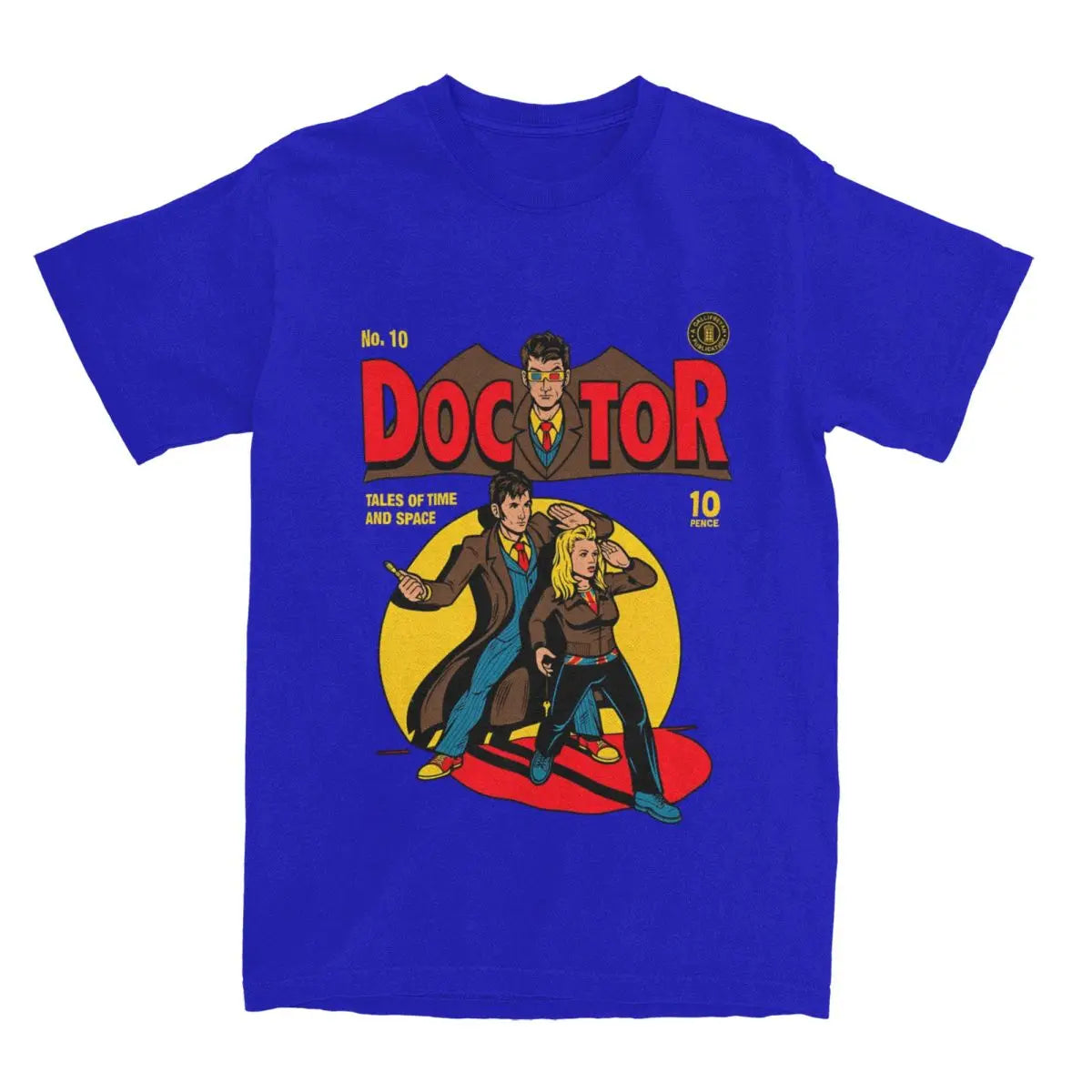 Mens T-Shirt Doctors Who T Shirts Harajuku Godfather Doctors Summer Tees Funny Loose Cotton Tops Plus Size 6XL