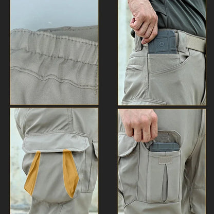 Casual Man Pants Multi-Pocket Tactical Cargo Pants Wear-resistant Combat Men's Cargo Pants Hiking Joggers Trousers
