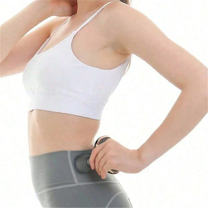 Electric Massage Gun Portable Mini Neck Back Massage Gun Deep Tissue Vibration Relief Massager Fitness for Muscle Relaxatio