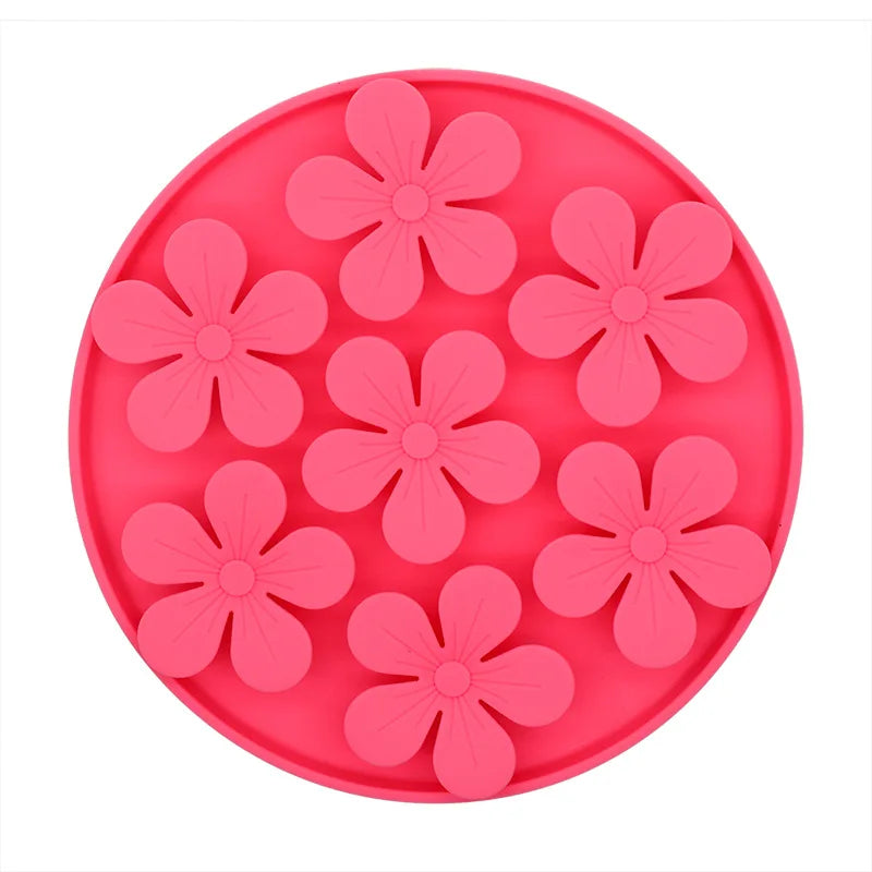 Pet Products Mat For Dogs Cats Slow Food Bowls With Suction Cup Feeding Food Silicone Lick Pad Dog Slow Feeders Treat Dispensing