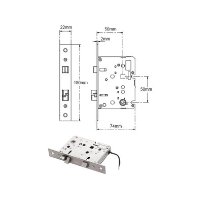 Mortise for Smart Door Lock for Wooden door/Aluminum door