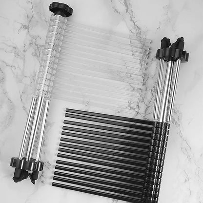 Drying rack manual rotating drying rack wake-up special hanging rack foldable easy to store kitchen tools