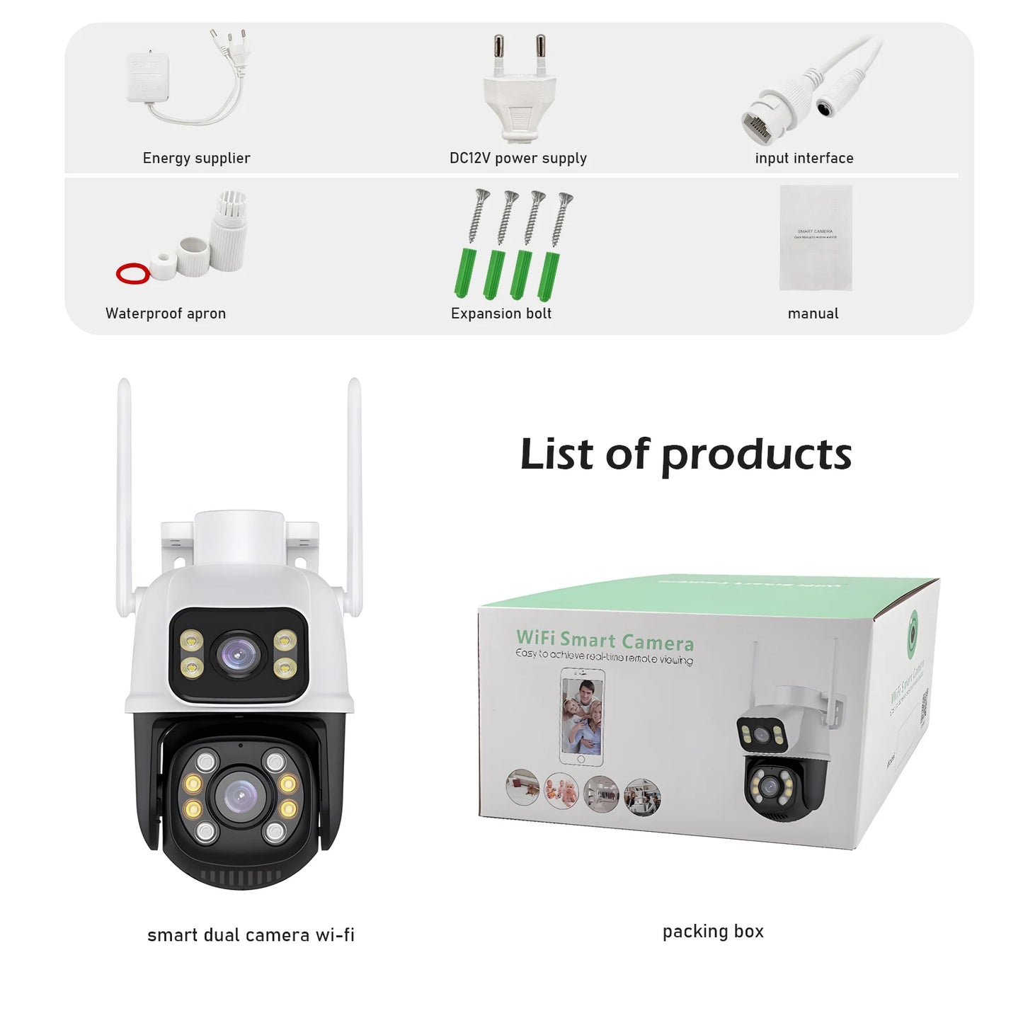 Icsee Camera Wifi Security Camera Wifi Security Camera Camera External Wifi Camera Camera 4K 3 + 3MP Brazil