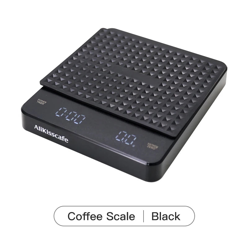 Espresso Scale With Timer Digital Usb 3kg Electronic With Pad High Precision Portable Barista Tools Home Coffee Accessories