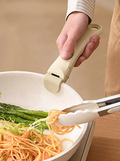 Removable Handle Removable Pan Pot Handle Detachable Replacement Clip Hand Grip Portable Cookware Grip for All Cookware