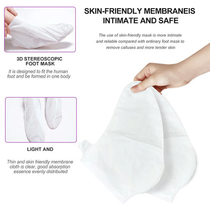 2-10pair Exfoliating Foot Mask Foot Care Tools For Remove Dead Skin Calluses Heel Crack Repair Pedicure Socks Foot Skin Care