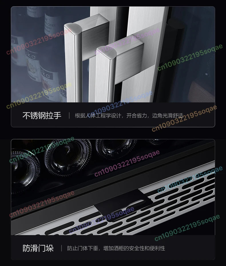 Embedded Wine Cabinet Household Small Refrigerator Constant Temperature Refrigerated Cabinet Drinks Ice Bar