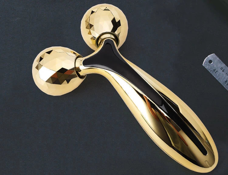 High Quality Facial Beauty Device Thicker 3D Roller Massager Skin Firming Thin Face 360° Rotatable Wrinkle Remover Relax Massage