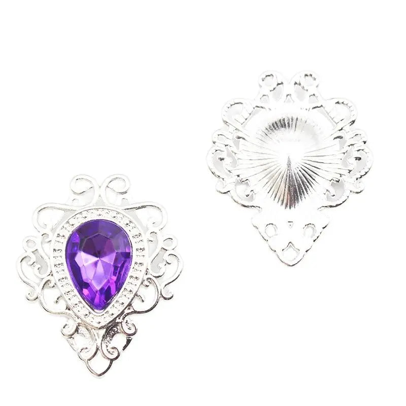 10 pieces of new crystal sewing accessories, sewing accessories, decorations, artificial accessories, used to decorate the party