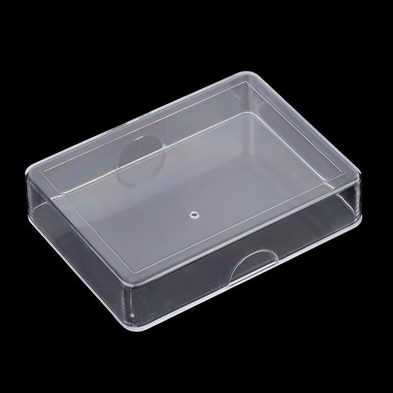 1PC Empty Storage Box For Game Card Transparent Playing Card Box Trading Card Case Card Storage Box Card Organizer Card Case