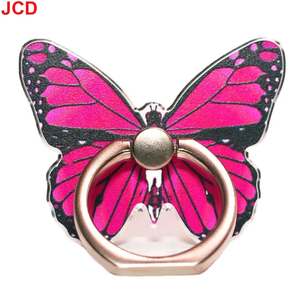 JCD 1pc Luxury Universal Beautiful Butterfly Mobile Phone Handle Holder Suitable Mobile Phone Ring Holder Mobile Phone Holder
