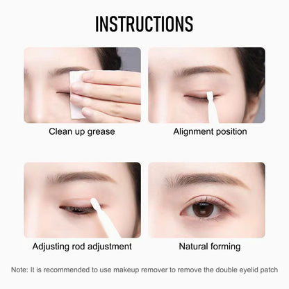 Natural Invisible Double Eyelid Tape Waterproof Eye Lift Tape Stickers for Monolid & Hooded Eyes Women Beauty Tools