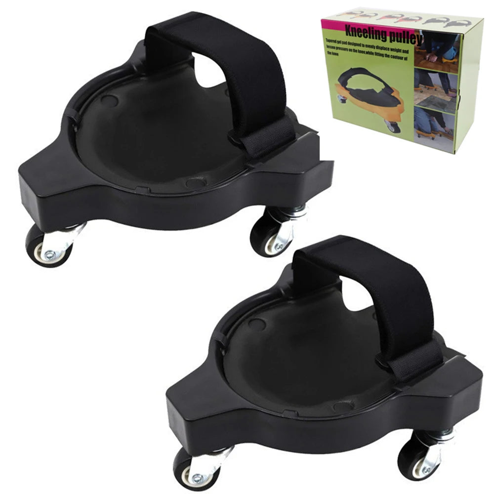Multifunctional Pulley Knee Pads, Car Kneeling Pads, Universal Wheel Kneeling Pads, Work Knee Pads Knee Protection Device