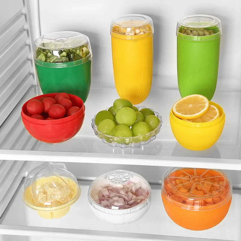 Food Fruit Vegetable Reusable Airtight Fresh Storage Storage Box for Fruits and Vegetables Easy to Clean Kitchen Gadgets