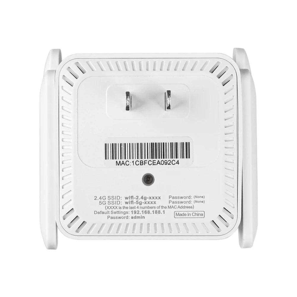 WiFi 6 Repeater Extender 1500Mbps Wireless WiFi Extender with Ethernet Port WiFi 6 Amplifier 4*2dbi Antennas Long Range Amplifer