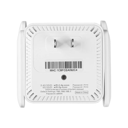 WiFi 6 Repeater Extender 1500Mbps Wireless WiFi Extender with Ethernet Port WiFi 6 Amplifier 4*2dbi Antennas Long Range Amplifer