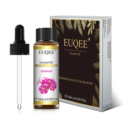 EUQEE 10ml Pure Natural Essential Oil Lavender Jasmine Eucalyptus Vanilla Sandalwood Sweet Orange Lemon Oregano Neroli Fragrance