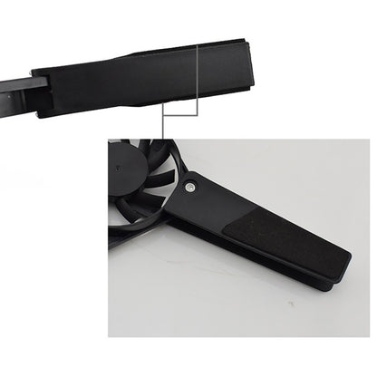 New Laptop Cooling Pad Laptop Cooler USB Powered Cooling Pad Bracket 2 Fans for Laptop Universal 7 15" 1 Laptop Stand