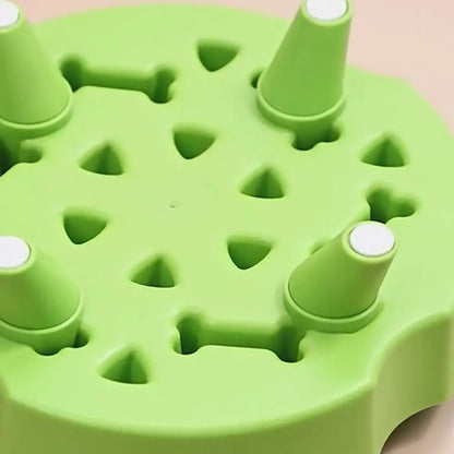 Funny Anti Choking Dog Slow Food Bowl Rotating Interactive Pet Feeding Toy Durable Anti Slip Puppy Training Toy Gift