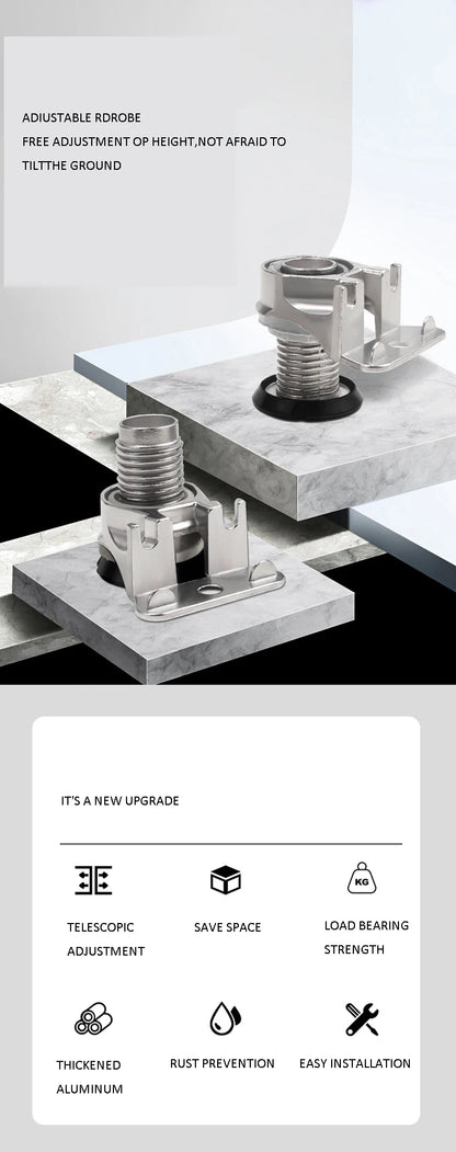 Adjustable Table Leg Leveler Workbench Leveling Feet Furniture Table Cabinet Sofa Foot Load-Bearing Wear Prevention ноги стола