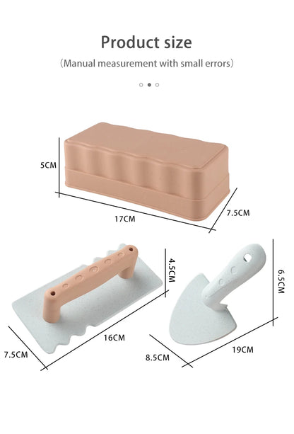 KIDNOAM Beach sand shovel toys snow toys set craftsman toys parent-child interactive toys beach toys Halloween Christmas gift