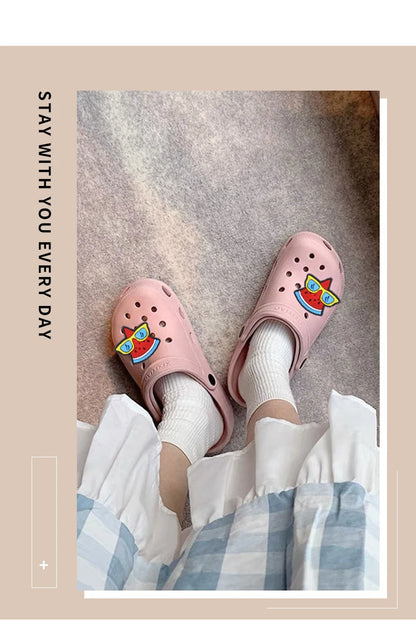 35/30 Pcs Shoe Charms for Crock Clogs Cute Cartoon Shoe Charms Lovely Shoe Accessories Summer Fashion Shoe Charms