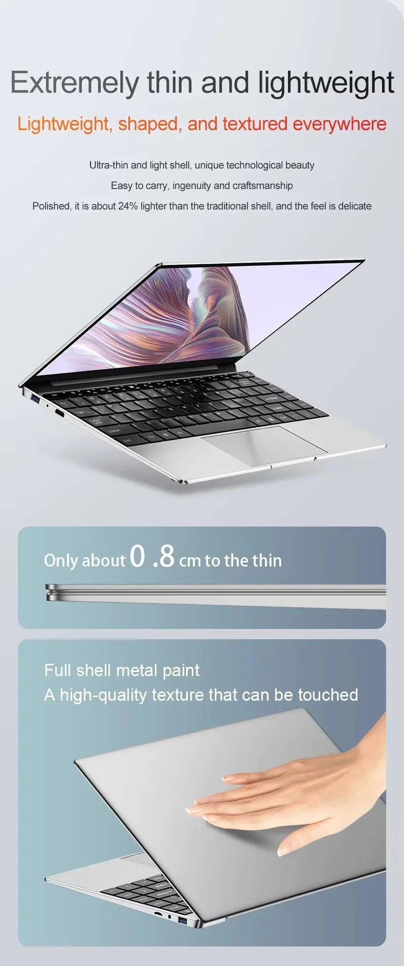 Laptop Computer 14.1" Intel 12GB RAM 1TB 2TB SSD Windows 11 Notebook Office Learn Recreation Entertainment Portable Laptops