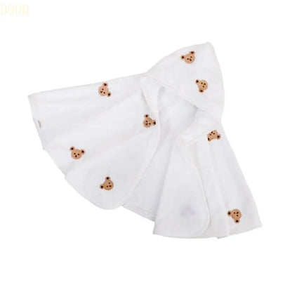090B Breathable and Lightweight Hooded Towel for Baby Bathrobe Wearable Blanket