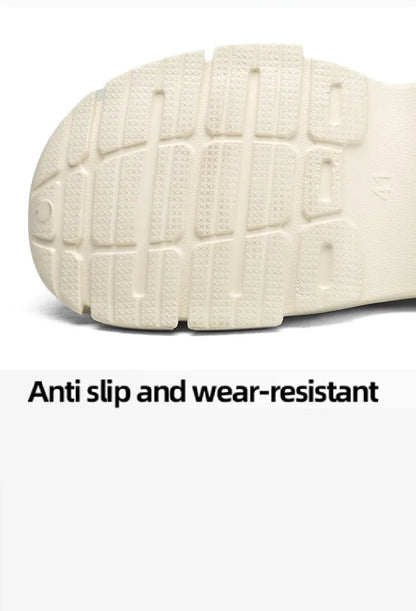 Sandalias Hombre Verano Sandals Men's New Summer Non-Slip Anti-Odor Hollow Breathable Outdoor Casual Flat Beach Shoes