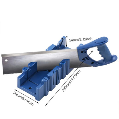 Multifunctional Woodworking Miter Saw Box Miter Saw Holder Saw Storage 45/22.5/90° Plastic Saw Box Medium Miter Saw Cabinet
