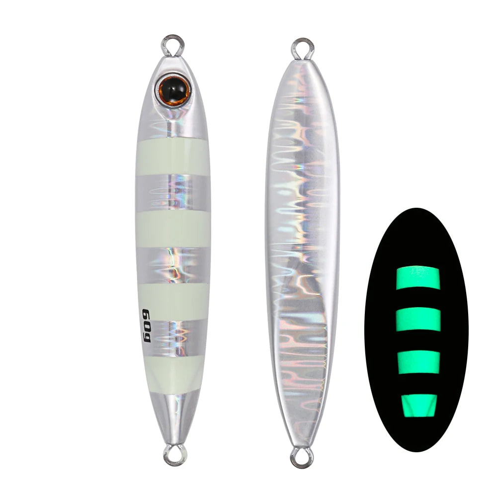 JIGGING PRO 40g 60g Slow Blatt Cast Slim Shore Jigging Lure Long Cast Metal Jig Fishing Bait