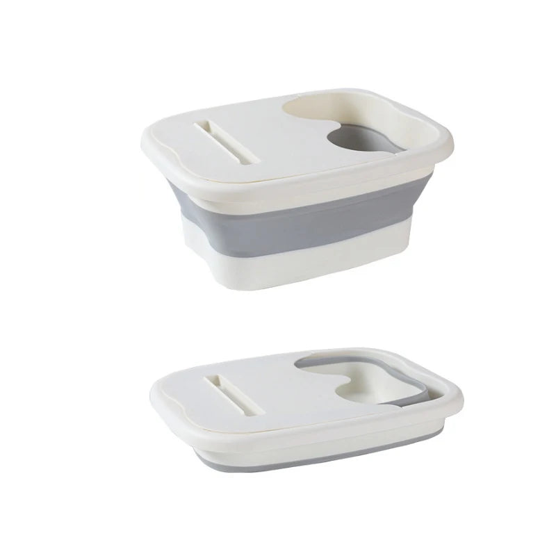 Foldable Footbath Massage Bucket Soaking Bucket Folding Basin Spa Foot Bath Bucket Household Sauna Bathtub Pedicure Bath Bathtub
