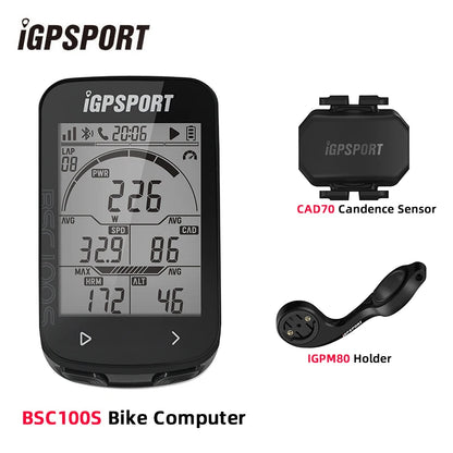 IGPSPORT Bicycle Computer BSC100S Computer BLE Bluetooth ANT Waterproof Wireless Bike Stopwatch MTB Road Cycling Bike Computer
