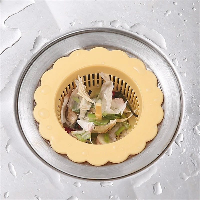 PP Kitchen Sink Strainers Plastic Dishwashers Grids Bathroom  Anti-clogging Leak Screen Small Compact Household Floor Drain Tool