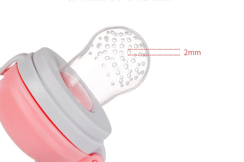Baby Food Feeding Spoon Juice Extractor Pacifier cup Molars Baby feeding bottle Silicone Gum Fruit Vegetable Bite Eat Auxiliary