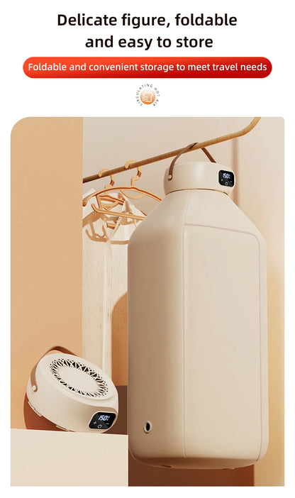 Portable Electric Clothes Dryer Multifunctional Dryer Machine Foldable Clothes Dryer with Timer Mini Clothes Dryer For Travel